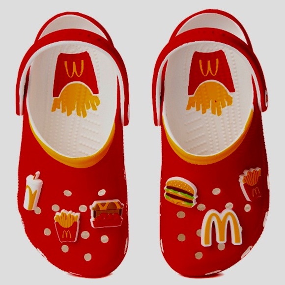 Crocs classic limited edition red Ronald McDonald’s clog - Picture 4 of 16